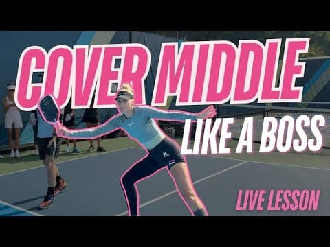 Court Geometry and Clogging the Middle in Pickleball