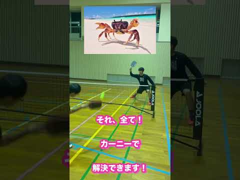 アーニーの打ち方解説（ピックルボール）カーニー