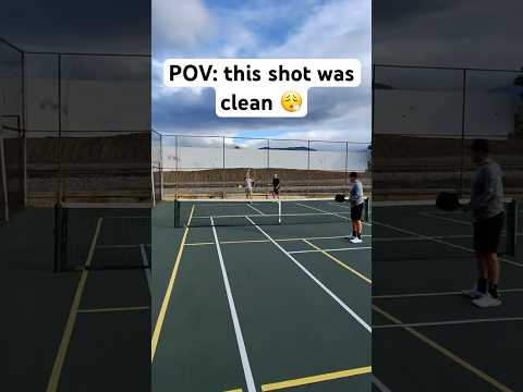 POV: pickleball shots look clean with the Ray-Ban meta glasses